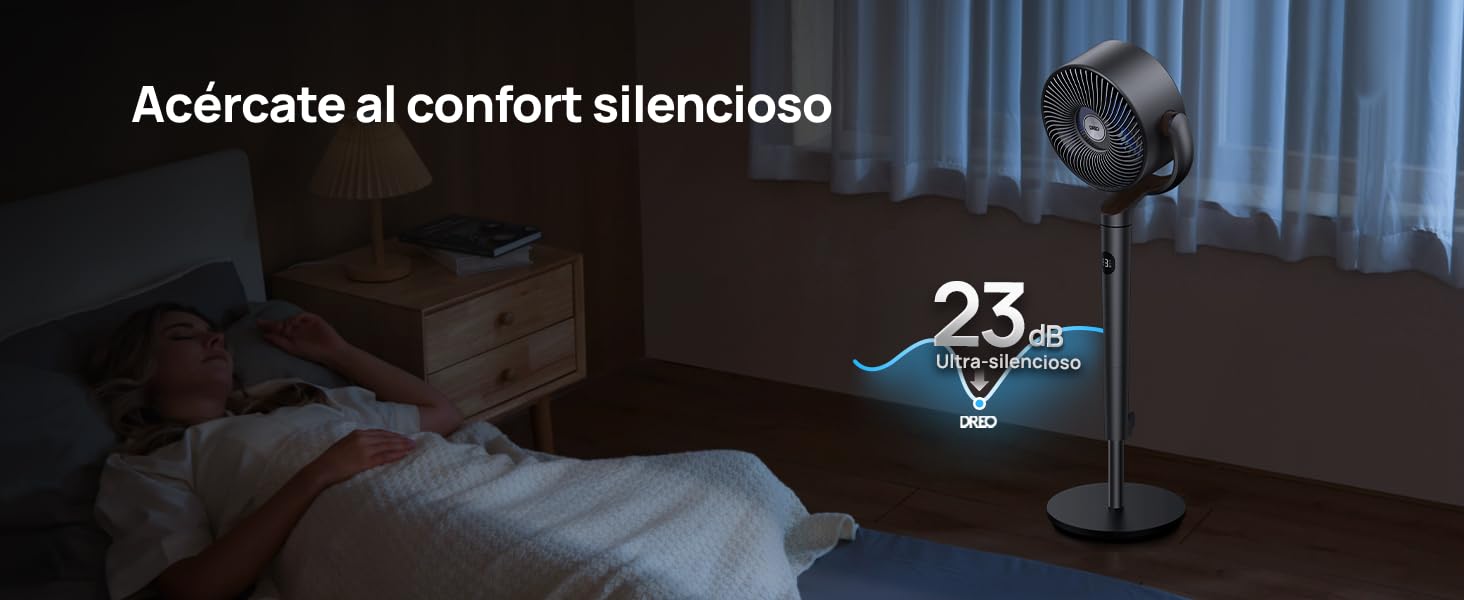 Dreo Ventiladores de mesa inteligentes para dormitorio