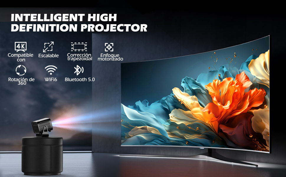 Proyector inteligente HD 01