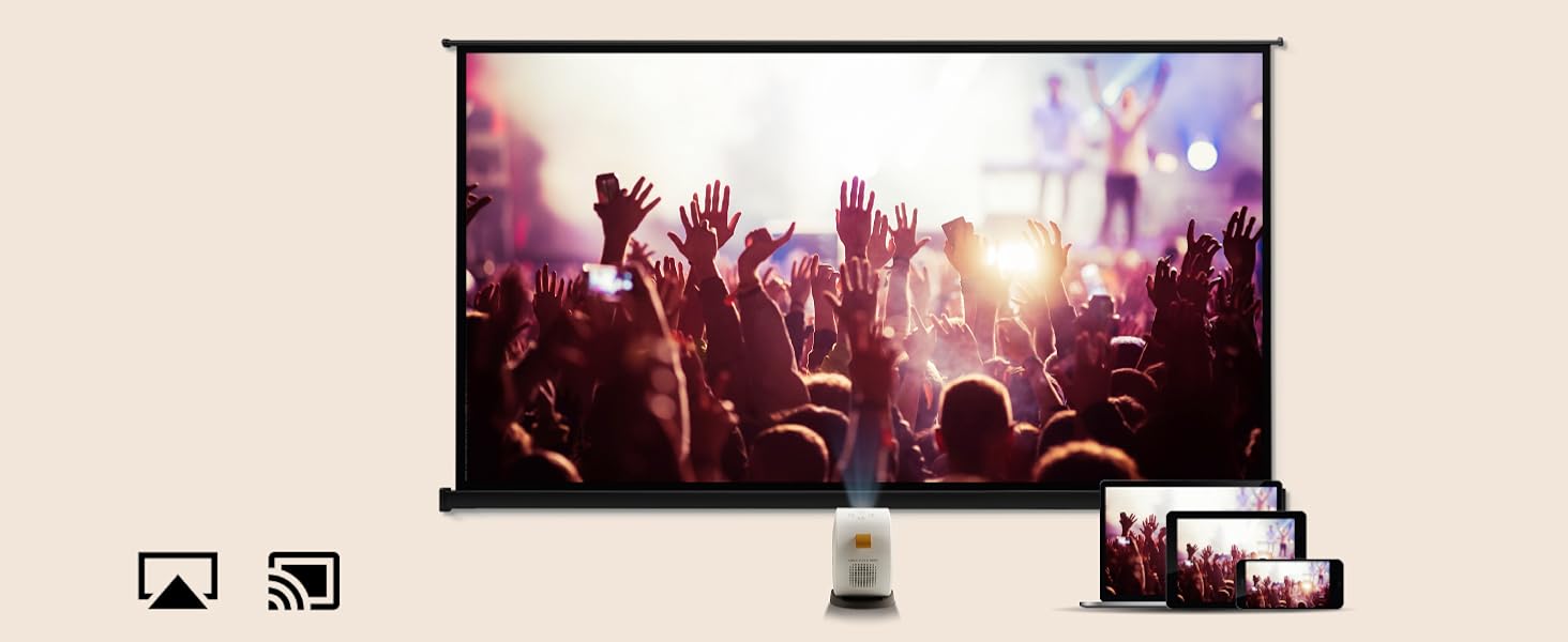 Compatibilidad con AirPlay y Chromecast para la transmisión multiplataforma en el BenQ GV11